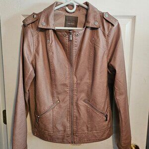 Maurices Faux Leather Jacket sz L